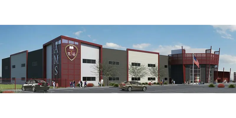 ACADEMY OF MATH & SCIENCE- BASELINE New Construction 55,000 SQFT 2-story Preparatory School